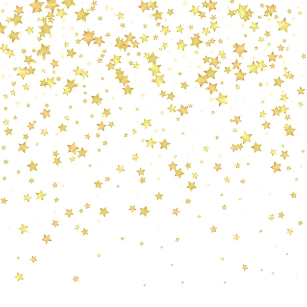 Estrellas mágicas superpuestas por vectores Estrellas doradas esparcidas