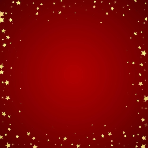 Estrellas mágicas superpuestas por vectores Estrellas doradas esparcidas