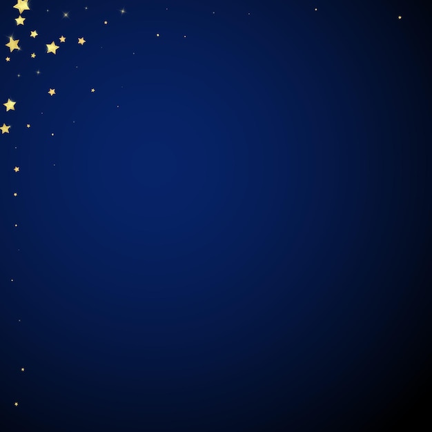 Estrellas mágicas superpuestas por vectores Estrellas doradas esparcidas