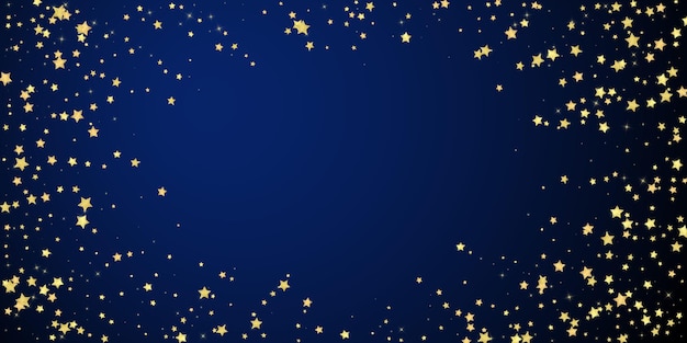 Estrellas mágicas superpuestas por vectores Estrellas doradas esparcidas