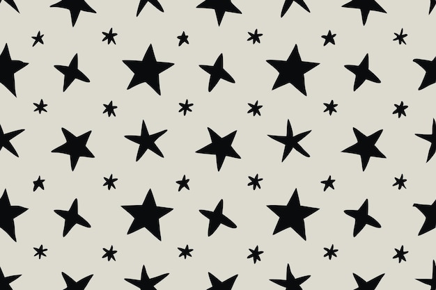 Las estrellas negras en beige