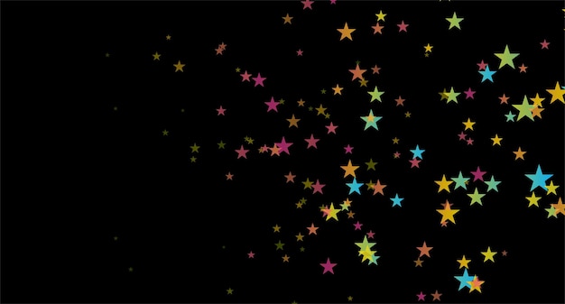 Estrellas pequeñas multicolores de fondo de arte abstracto