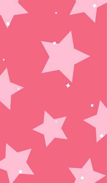 estrellas rosadas en un fondo rosado