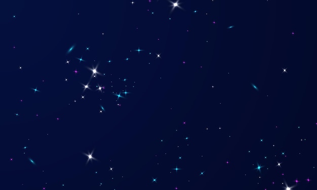 Estrellas sobre un fondo de cielo nocturno