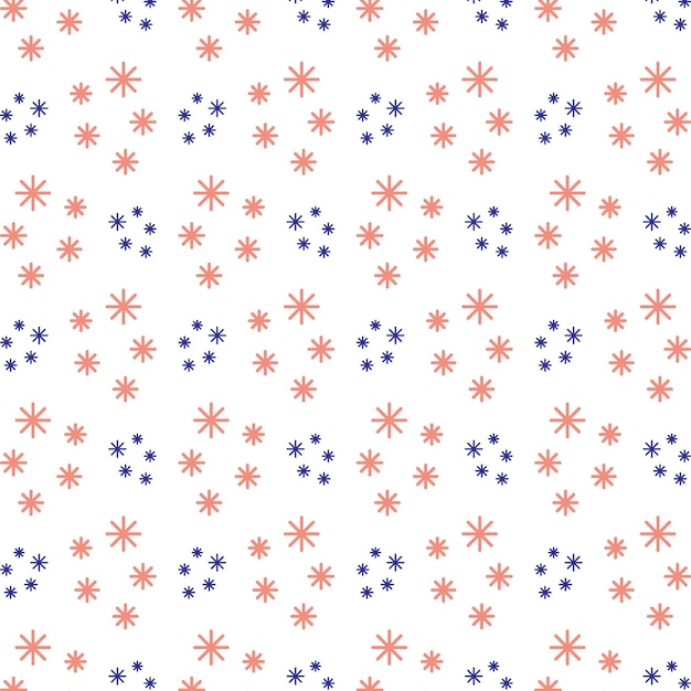 Estrellas sobresalientes diseño de ilustración vectorial de patrón repetitivo multicolor de moda