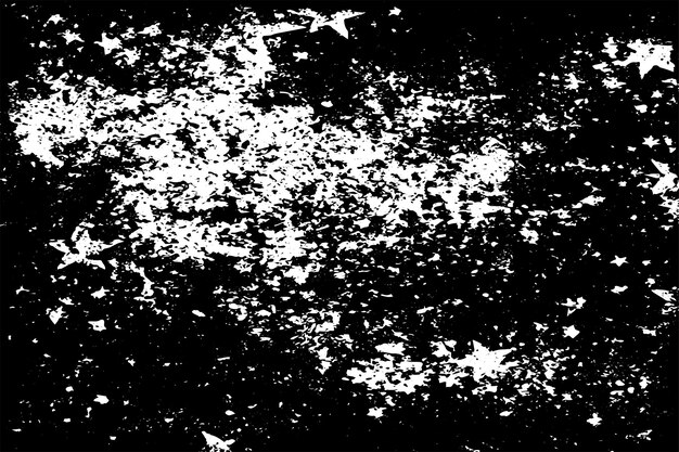 estrellas texturas negras gruñidas ilustración vectorial textura negra sobre fondo blanco