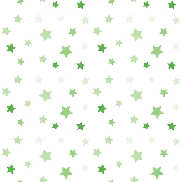estrellas verdes sobre un fondo blanco