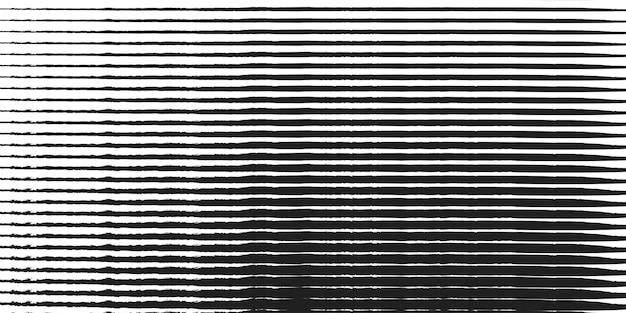 Estripes patrón de fondo de trazo de pincel blanco sobre negro Ilustración vectorial