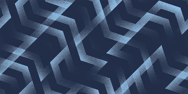 Estructura angular patrón sin costuras contemporáneo vector azul amplia abstracción