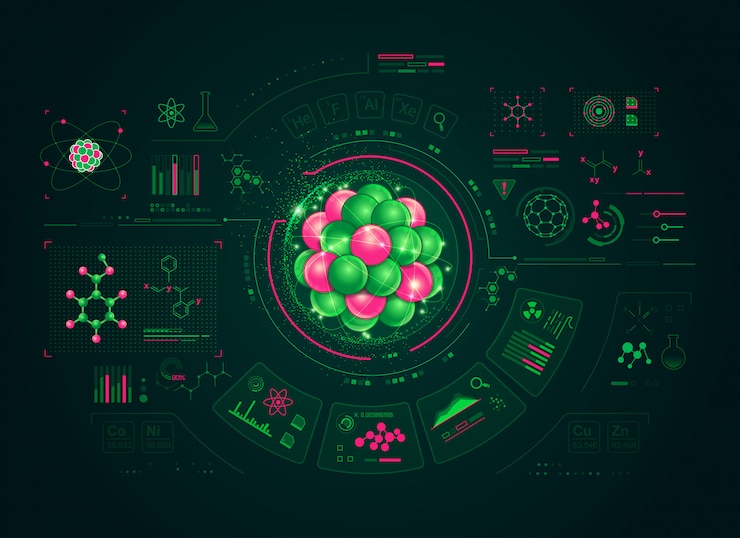 Vector estructura del átomo