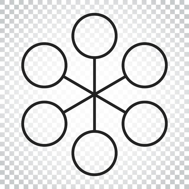 Estructura icono plano sencillo Ilustración vectorial sobre fondo blanco Pictograma de concepto de negocio sencillo