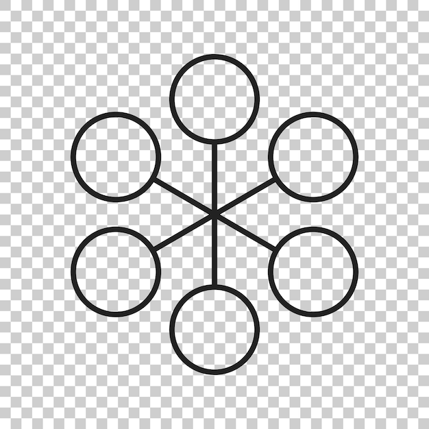 Estructura icono plano simple Ilustración vectorial en fondo aislado