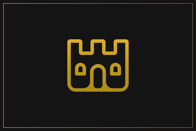 Estructura moderna del logotipo del edificio