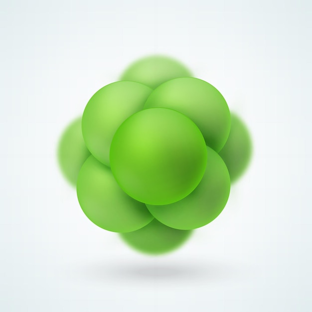 Estructura molecular abstracta