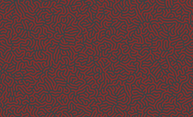 Estructura de patrón de turno verde y rojo líneas orgánicas fondo