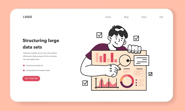 Estructuración de datos de ofertas banner web o página de destino Optimización de datos