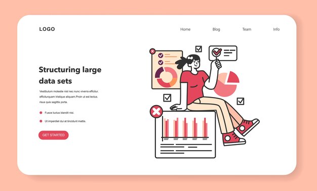 Estructuración de datos de ofertas banner web o página de destino Optimización de datos