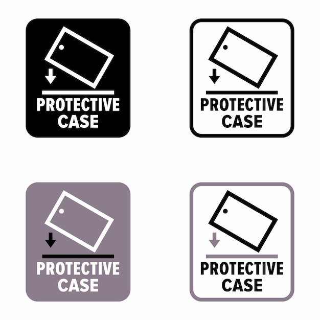Estuche protector antichoque para señal de información de teléfonos inteligentes y tabletas