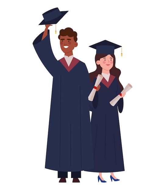 estudiantes de eventos de graduación