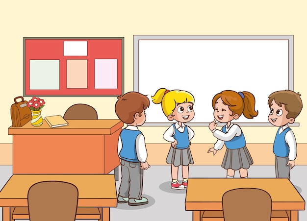 estudiantes pequeños