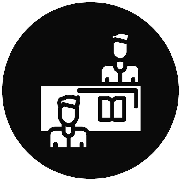 Estudio Amigos ilustración del icono vectorial del conjunto de iconos de Amistad