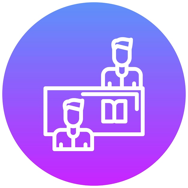 Estudio Amigos ilustración del icono vectorial del conjunto de iconos de Amistad