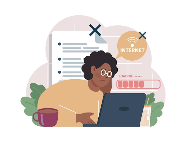 Estudio de carácter de educación en línea de forma remota usando Internet en línea