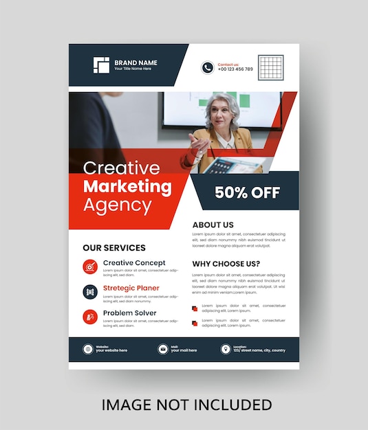 Estudio de casos Diseño de folleto Informe de negocios minimalista con diseño simple