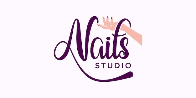 Estudio de diseño de logotipos de esmaltes de uñas