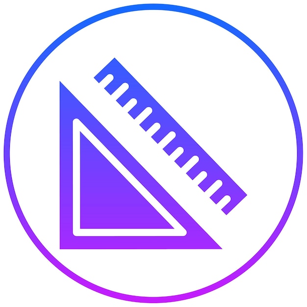 Estudio de la ilustración vectorial de la geometría