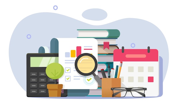 Estudio investigación descripción general auditoría icono gráfico educación análisis descubrimiento informe conocimiento datos aprendizaje