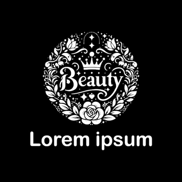 un estudio de logotipo de belleza