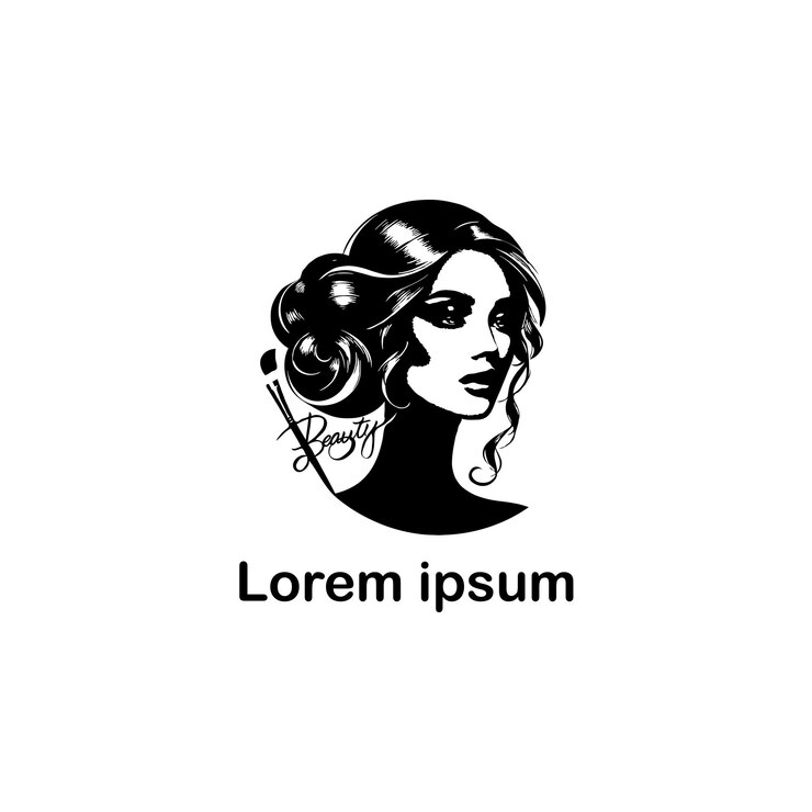 un estudio de logotipo de belleza