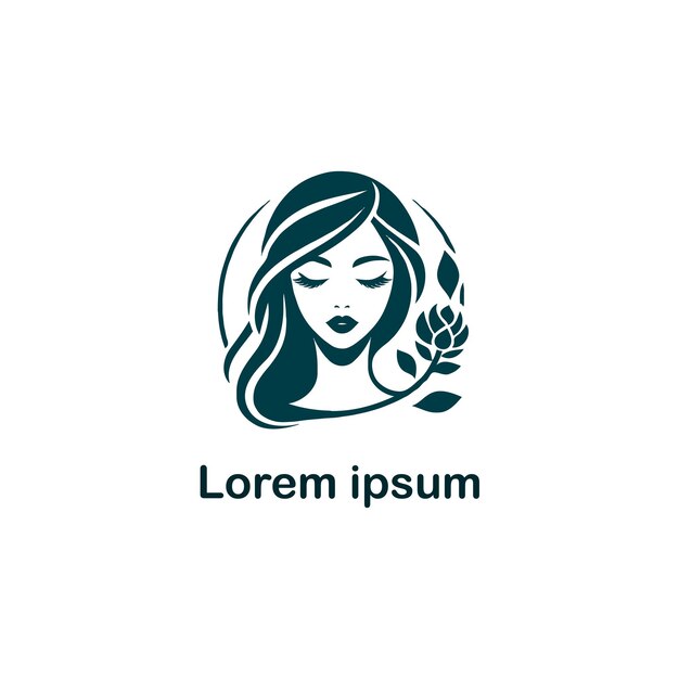 un estudio de logotipo de belleza