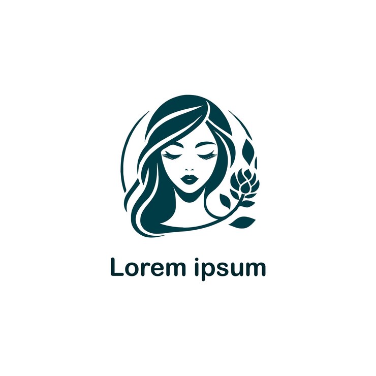 un estudio de logotipo de belleza
