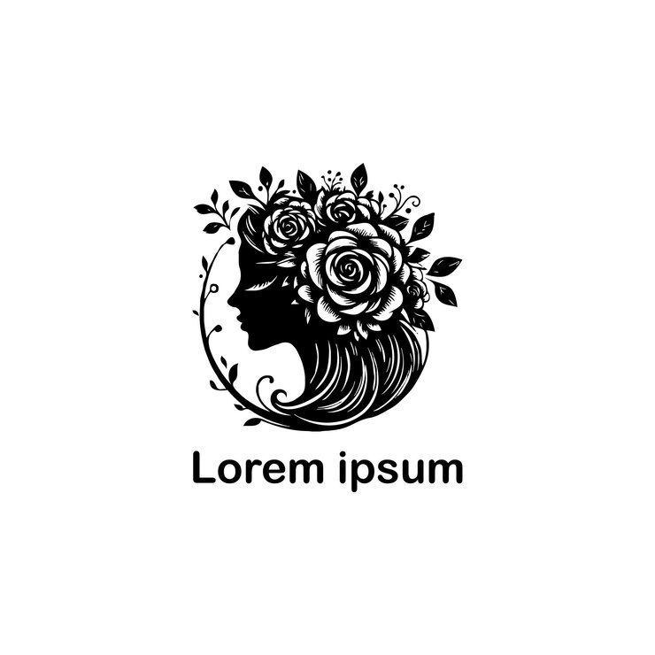 un estudio de logotipo de belleza