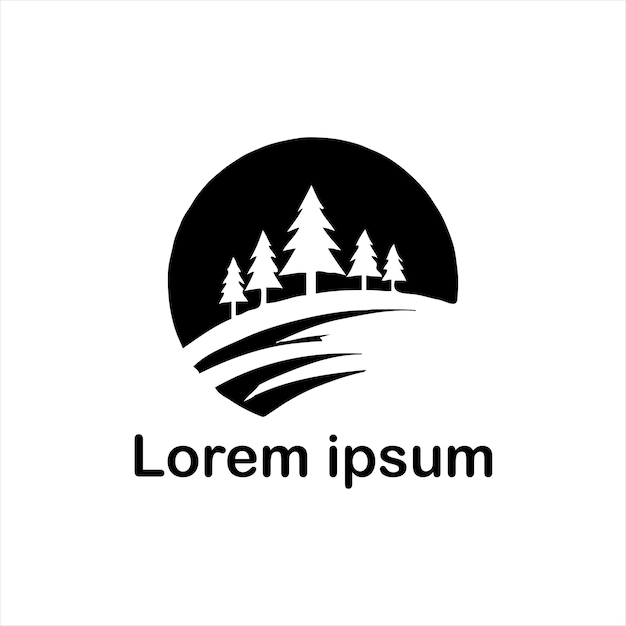un estudio de logotipo en la colina