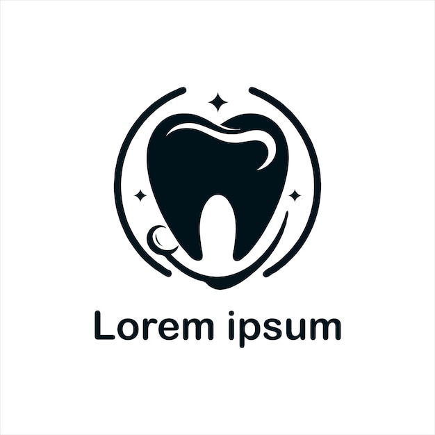 un estudio de logotipo dental