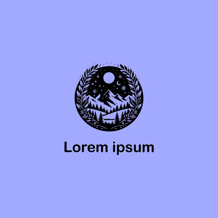 un estudio de logotipo de invierno