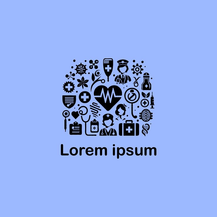 un estudio de logotipo médico
