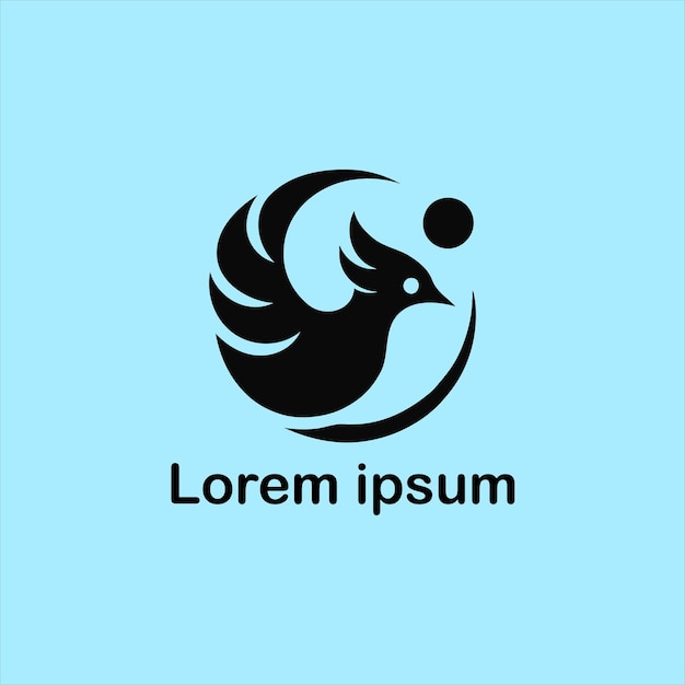 un estudio de logotipo de pájaro