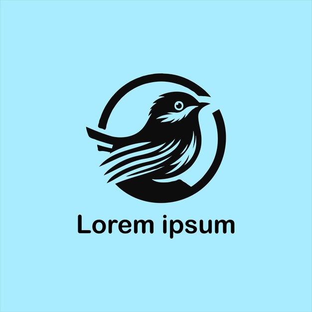un estudio de logotipo de pájaro