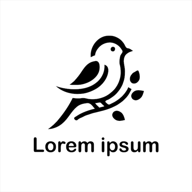 un estudio de logotipo de pájaro