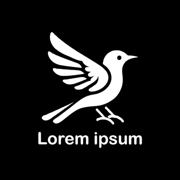 un estudio de logotipo de pájaro