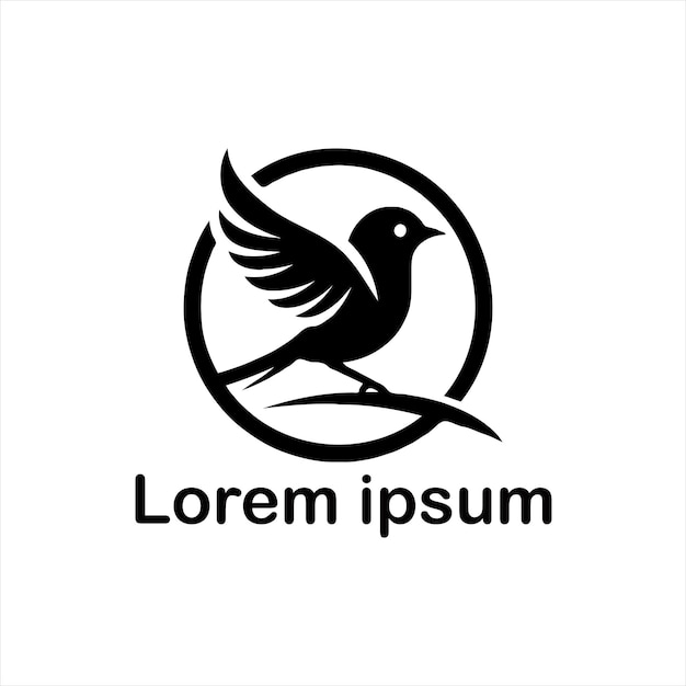 un estudio de logotipo de pájaro