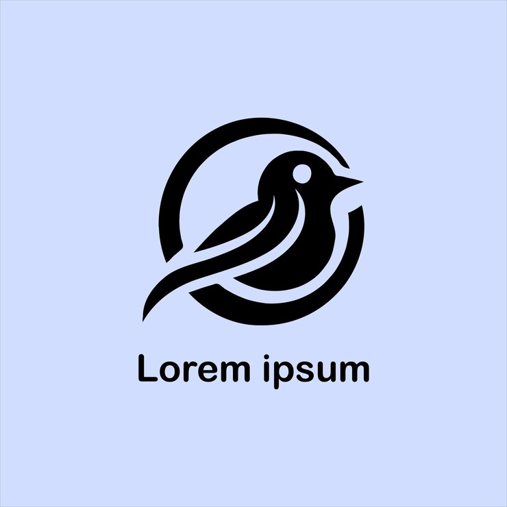 un estudio de logotipo de pájaro