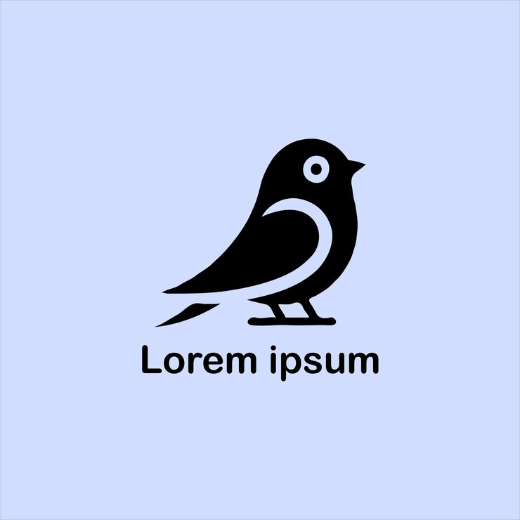 un estudio de logotipo de pájaro
