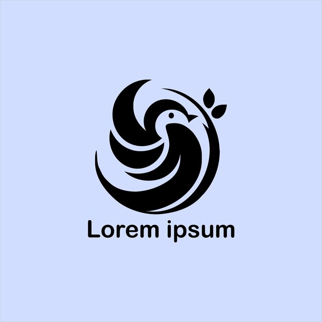 un estudio de logotipo de pájaro