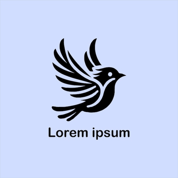 un estudio de logotipo de pájaro