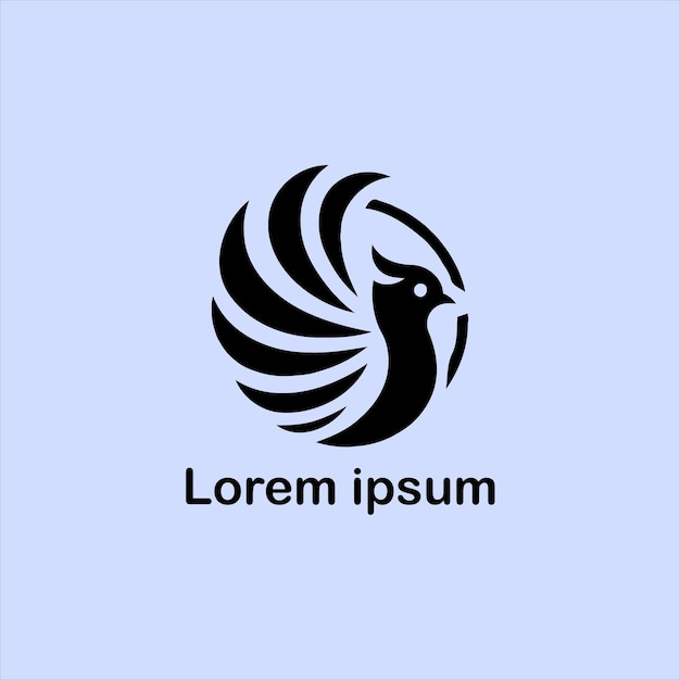 un estudio de logotipo de pájaro